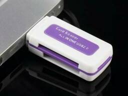 Кардридер 4 в 1 All in One USB 2.0 Multislot