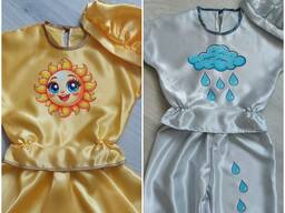 Карнавальний костюм Дощик, карнавальний костюм Сонечко