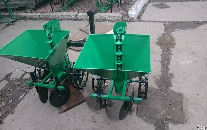 Картофелесажалка двухрядная для минитрактора КСН-2Т-68