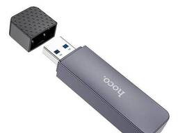 Картридер с разъемом USB HOCO Spirit card reader (USB2.0, SD/TF, 480Mbps). Black