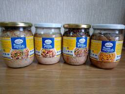 Каши з м"ясом в асортименті. Каша с мясом