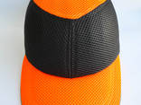 Каскетка-кепка робоча чорно-помаранчева Delta plus