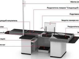 Кассовый стол (бокс) Магеллан MINI (с узким накопителем) 2000