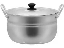 Кастрюля алюминиевая Interos круглая сферическая 15л