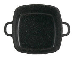 Кастрюля-котел квадратная Zauberg 3.5 л 23.5 см с покрытием под мрамор и крышкой