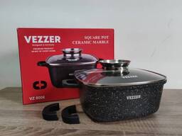 Кастрюля Vezzer с крышкой 22х9.5 см 3.5 л (VZ8008)