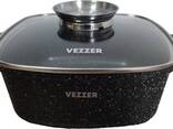 Кастрюля Vezzer с крышкой 24х10 см 4.5 л (VZ8009) - фото 2