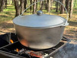 Казан КТА-08 алюминиевый с дужкой и крышкой 8л - фото 1