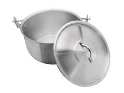 Казан котел походный рыбацкий алюминиевый 4.5 л с дужкой и крышкой Interos