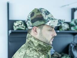 Кепка военная сетка расцветка в ассортименте