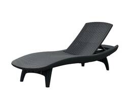 Keter Pacific графит шезлонг пластиковый для дома и сада