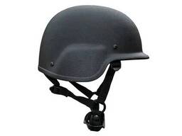 Кевларовый шлем с закрытыми ушами (черный)