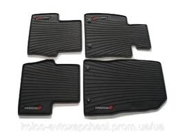 Килимки гумові з логотипом MAZDA 2 к-кт DC3LV0351 салонні