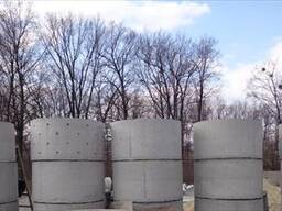 Кiльця для каналiзацii, колодязiв, свердловин