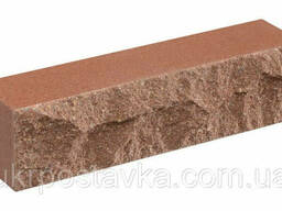 Кирпич облицовочный красный LAND Brick Скала 250х55х65 мм