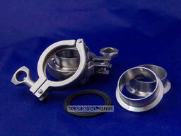 Кламповое соединение из нержавеющей стали DIN Dn 200 (204х2,0мм) AISI 304