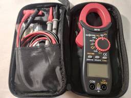 Клещи измерительные цифровые (AC, DC, U, A, С, R, Hz, t°, NCV, 600А)