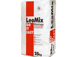 Клей для піно та газобетонних блоків LeoMix Montage 25кг
