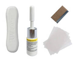Клей Repair Kit для ремонта трещин лобового стекла автомобиля(UV lamp в комплекте. ..