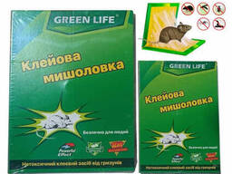 Клейова мишоловка Green Life, 12см*17см
