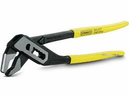 Кліщі сантехнічні Stanley переставні з Пвх-ручками l=240 мм