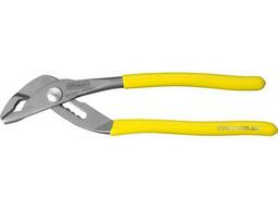 Кліщі сантехнічні Stanley "Standard Multigrip" переставні з ізольованими ручками l=240 мм