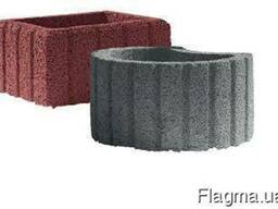 Клумба 309х345х200мм, цветочница серая, купить, цена,