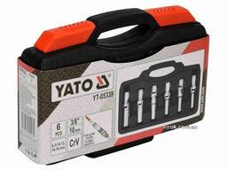 Ключі торцеві для свічок накалу на шарнірі Yato 3/8" 8-16 мм 6 шт + кейс