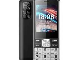 Кнопочный мобильный телефон на 4 сим карты AIEK s-mobile 5630 Black