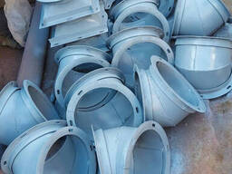 Колено поворотное для зерна самотечное