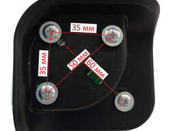 Колесо для чемодана пластикового 4 колесного салатовое