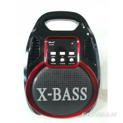 Колонка комбик Golon RX-820 BT Bluetooth mp3 радиомикрофон пульт цветомузыка Черный с. ..