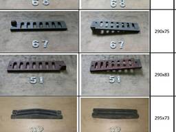 Колосник чугунный малый 290х75 купить, гост, цена, колосники Колосниковые решетки чугунные