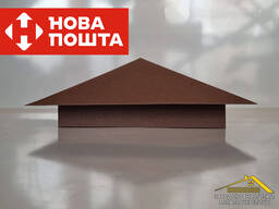 Колпаки на столб из металла с полимерным матовым покрытием, купить металлический колпак