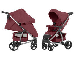 Коляска прогулочная Carrello Vista CRL-8505 Ruby Red в льоні +дощовик L /1/ MOQ