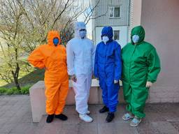 Комбинезон защитный многоразовый 100% хб, плотный