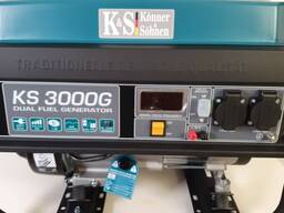 Комбінований генератор (газ-бензин) Konner&amp;Sohnen KS 3000 G