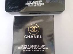 Компактная пудра Chanel 3v1 Make Up PPF-30 &amp; Vitamin E