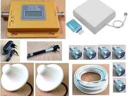 Комплект 2G/4G LTE 1800 МГц KW-1815-D с внешней панельной и 2-мя внутренними антеннами...