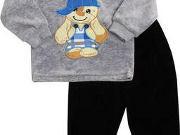 Комплект детский Валери-Текс 1613-20-365-030 92 см Серый. ..