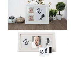 Комплект для отпечатков детских ручек и ножек ББ 5185 черный