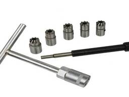 Комплект фрез для гнезд сопел форсунки 7 шт. GEKO G02657