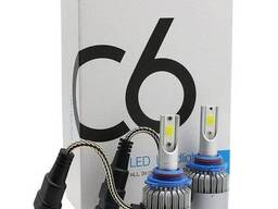 Комплект LED ламп C6 HeadLight H11 12v COB
