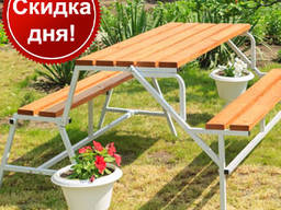 Комплект мебели, садовая лавка трансформер- скамейка