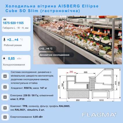 Комплект обладнання для продуктового магазину: AISBERG, JUKA (2021)