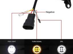 Комплект протитуманних LED фар StarLight HP-GZD-351-04 DAF-105 біле світло DRL +. ..