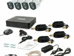 Комплект видеонаблюдения Tecsar AHD 4OUT Light LUX