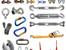 Комплектующие к стропам, такелаж