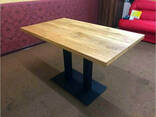 Прямоугольный стол для кафе из массива дерева 120х60 - фото 6