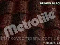 Композитная черепица Metrotile (роман) Brown-black